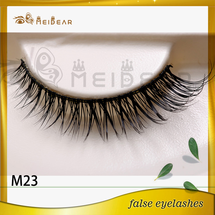Factory supply custom pacakge invisible band mink eyelashes